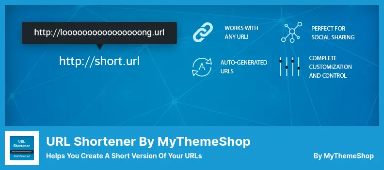 افزونه URL Shortener by MyThemeShop
